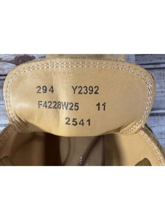 John Varvatos collection Varick Suede Leather Chukka Shoes Sz 11 color Tan New main image 10